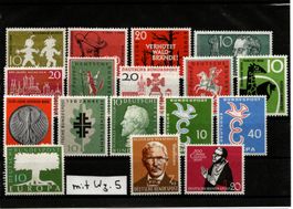 Allemagne 1958 année complète neuf et avec gomme