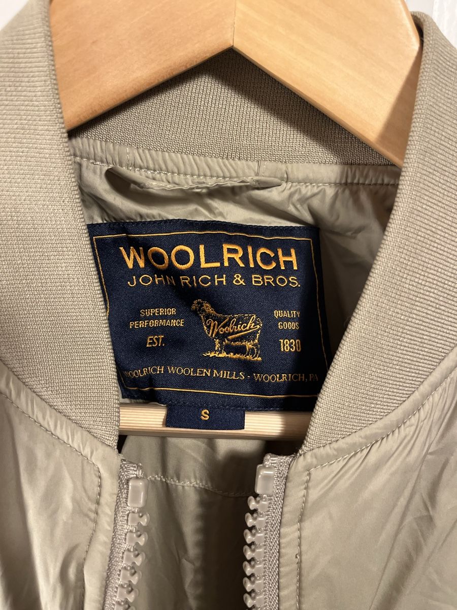 Woolrich Giacche: Woolrich Bomberjacke Beige Gr. S Oversized – Usato da Bern venduto da Camski 4