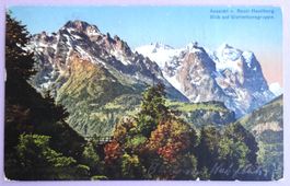 Aussicht v. Reuti-Hasliberg, Blick auf Wetterhorngruppe