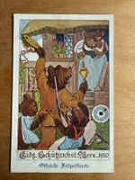 Antike Postkarte, Eidg. Schützenfest, Bern, gelaufen, 1910