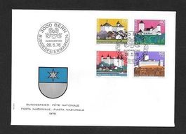 FDC Pro Patria Serie 1976; B170-B173