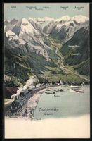 Gotthardbahn, Nordseite gegen Altdorf, P