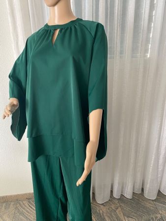 stylisches & edles Hosen-2-Teiler, grün, M/L