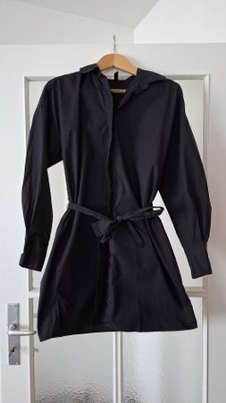 Robe-chemisier noire H&M