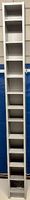 Schmales Regal IKEA: Benno Gnedby helles grau/silber (2)