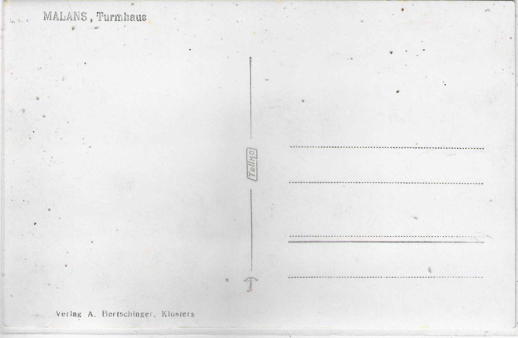 Cartes postales: Malans - Turmhaus – D'occasion à Ettingen par Kartenplanet 1