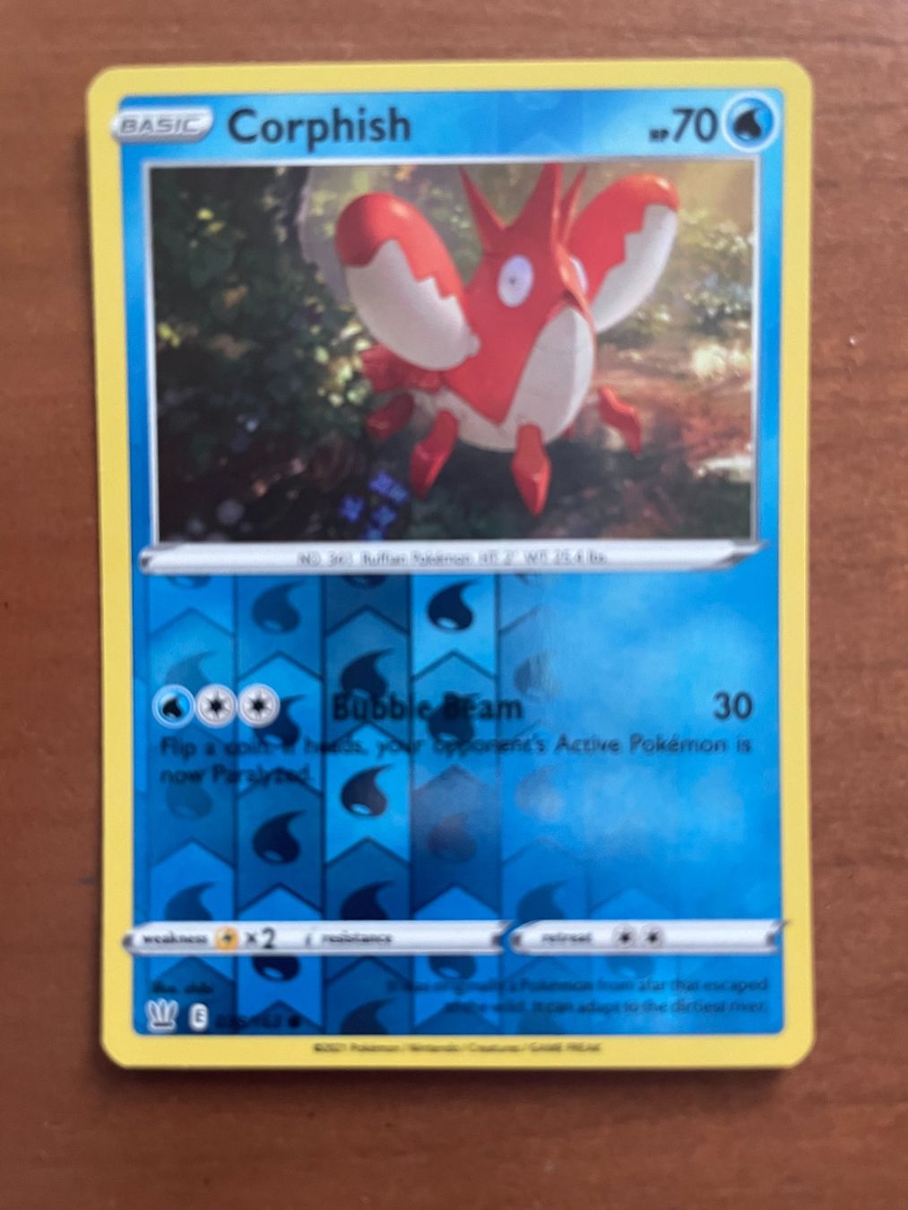 Pokémon Carte collezionabili: Pokemon Corphish Reverse (Versand gratis) – Nuovo (secondo la descrizione) da Chur venduto da Angerson