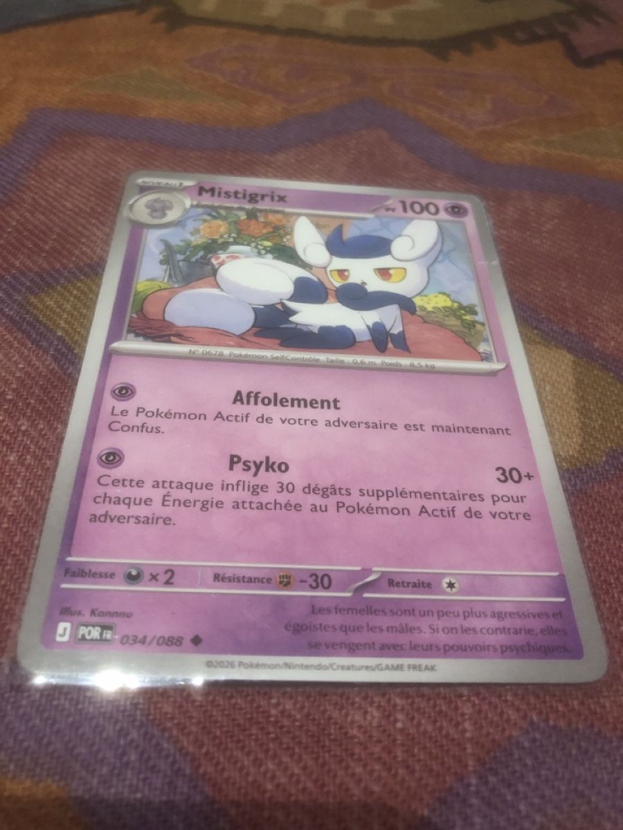 Pokémon Carte collezionabili: Mistigrix (FR) – Nuovo (secondo la descrizione) da Lausanne venduto da fransadpop