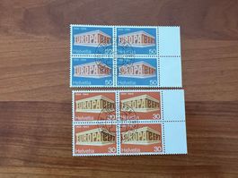 1969  CH Erstag gest.Viererblock mit Tab  (K242)