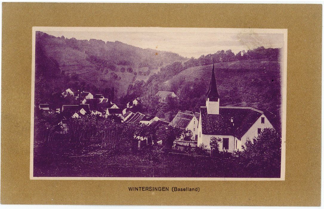 Cartoline postali: BL 102 Wintersingen 1913 – Usato da Fribourg venduto da philafri