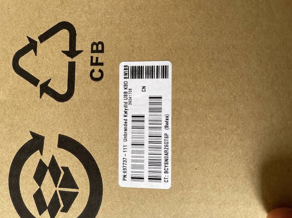 Hewlett Packard Tastiere: Clavier HP avec fil – Nuovo e nell'imballaggio originale da le locle venduto da fajoca 1