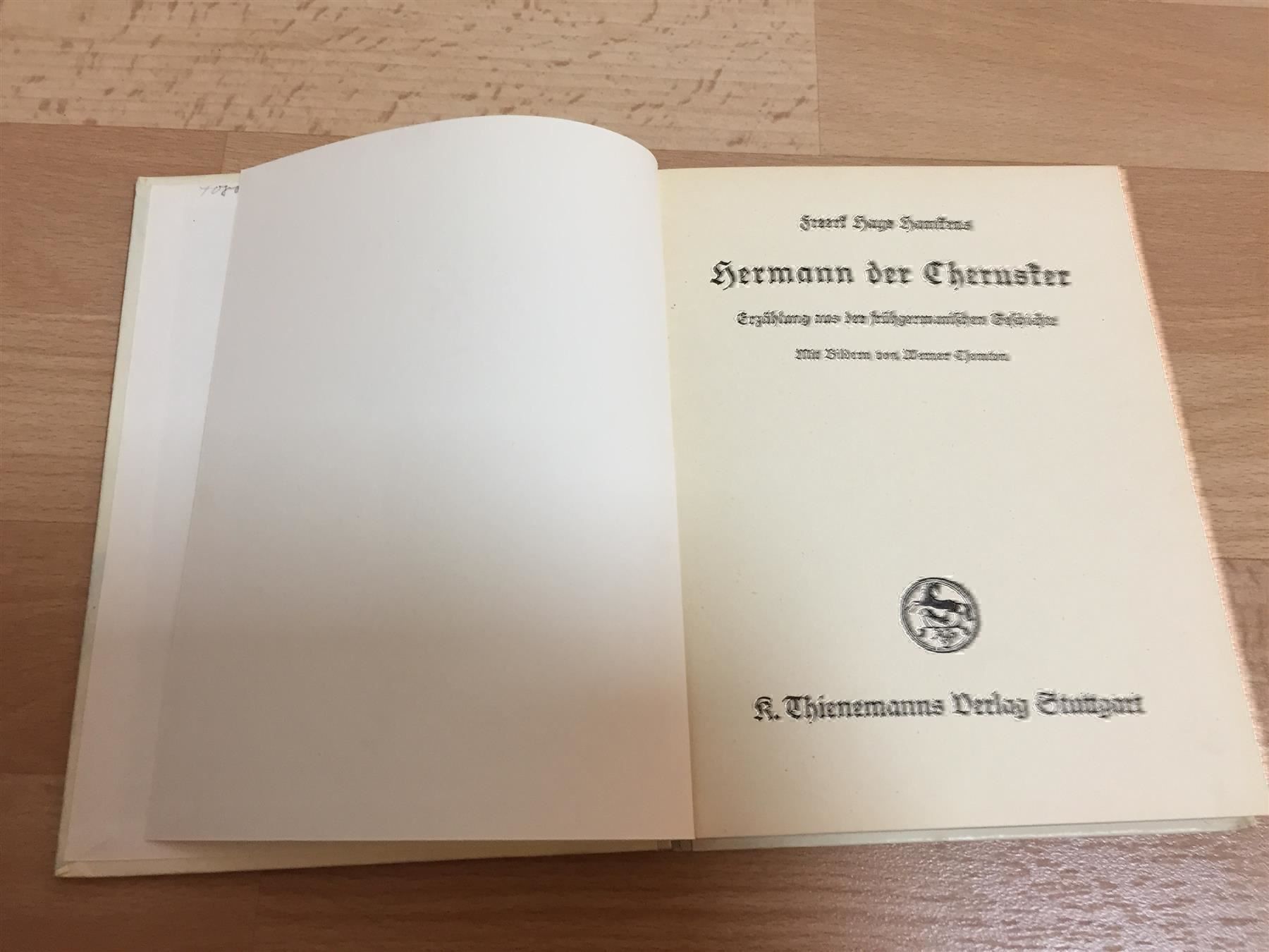 Libri: F.H. Hamkens. Hermann der Cherusker 1939 – Usato da Cormagens venduto da Bonsai111 4