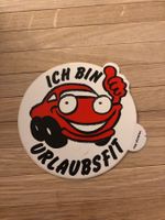 Abziehbild, Sticker „Ich bin urlaubsfit“