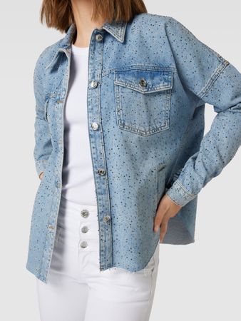 Liu Jo Denim Bluse Giubbino hellblau wie neu Gr. L 38 40