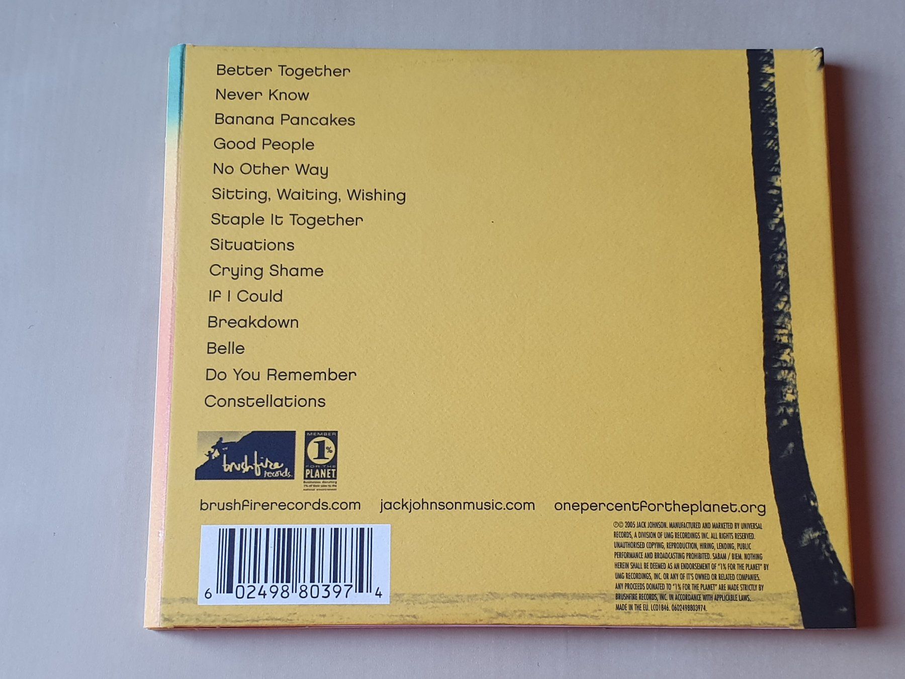 CDs: Jack Johnson In Between Dreams CD + DVD – Gebraucht aus Stansstad von collectorsshop 1
