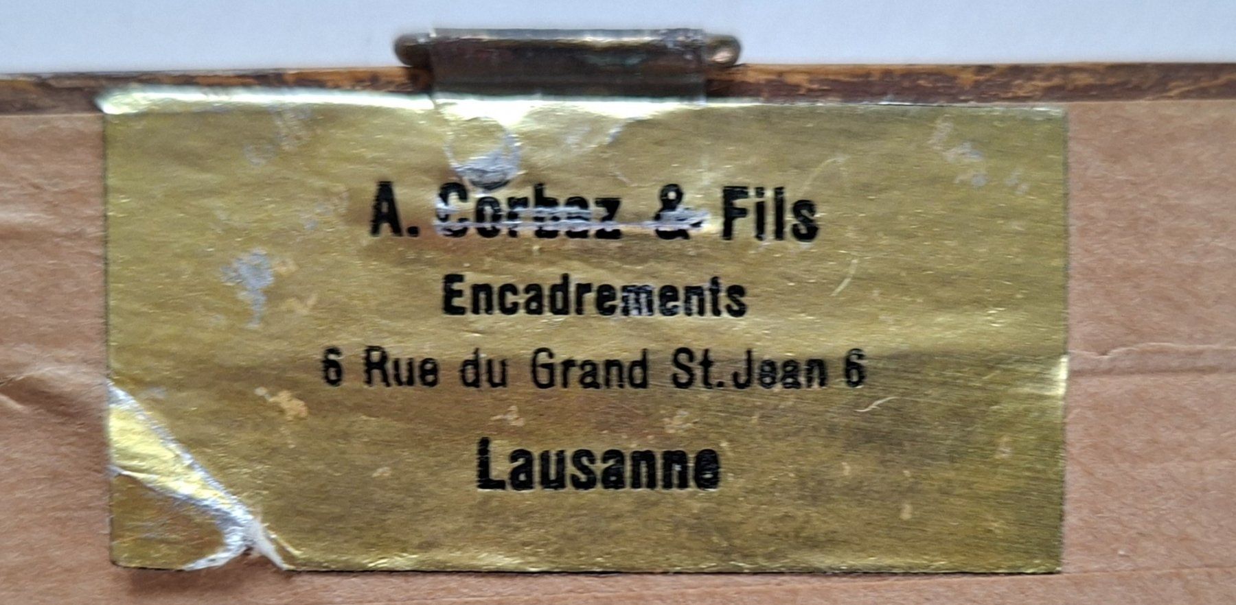 Gemälde: Gerahmte Radierung, Paul Cézanne, passage a Anvers – Gebraucht aus Opfikon von Diversamente 6