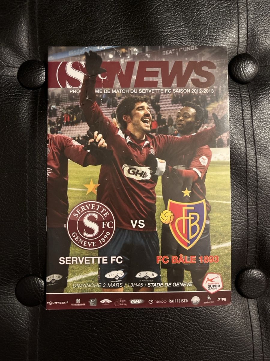 Zeitschriften & Magazine: Servette FC FC Basel Matchprogramm 2012/13 – Gebraucht aus Wallisellen von theadicts77