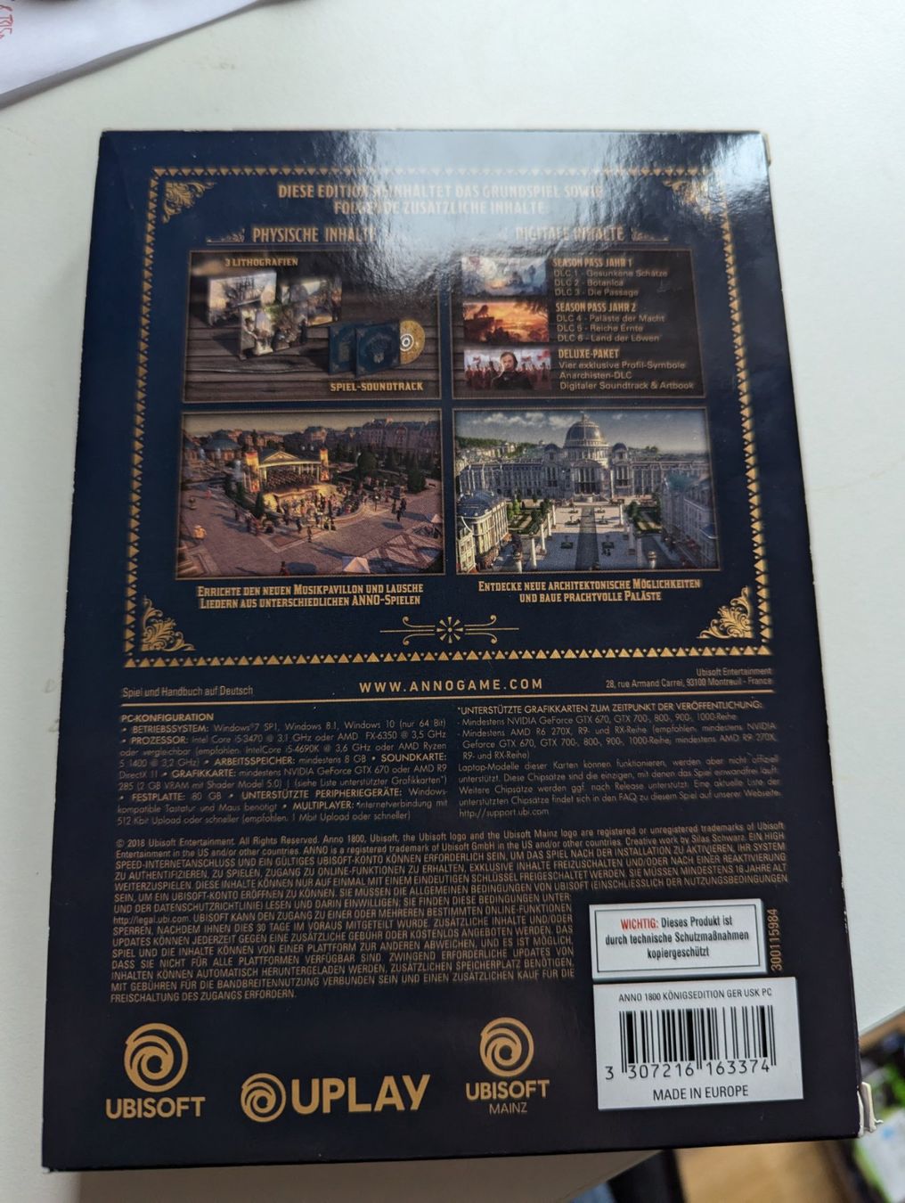 Giochi: Anno 1800 Konigsedition PC Code in a box - DEFEKT – Usato da Hünenberg See venduto da SpecialEditionGaming 1