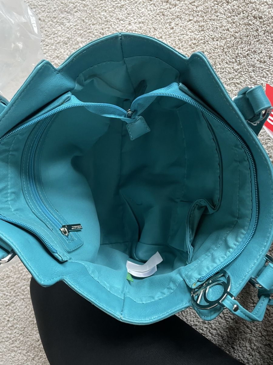 Benetton Borse da donna: Blaue Tasche – Nuovo e nell'imballaggio originale da Herisau venduto da Ciaoschein 1