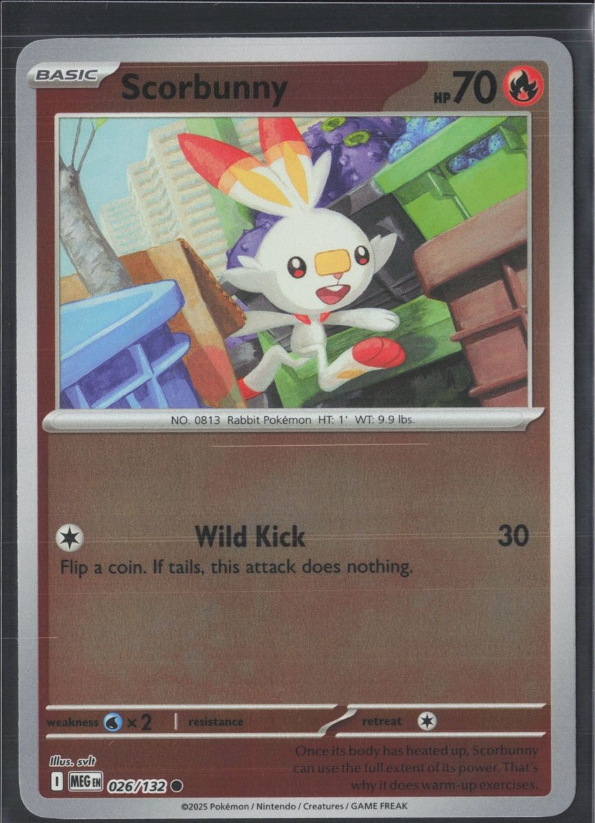 Pokémon Carte collezionabili: POKÉMON / Scorbunny / Mega Evolution / Reverse 🇺🇸 – Usato da Herzogenbuchsee venduto da TCG-High-Quality