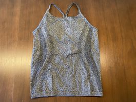 Sweaty Betty, Sporttop mit integriertem BH, grau, Gr. S