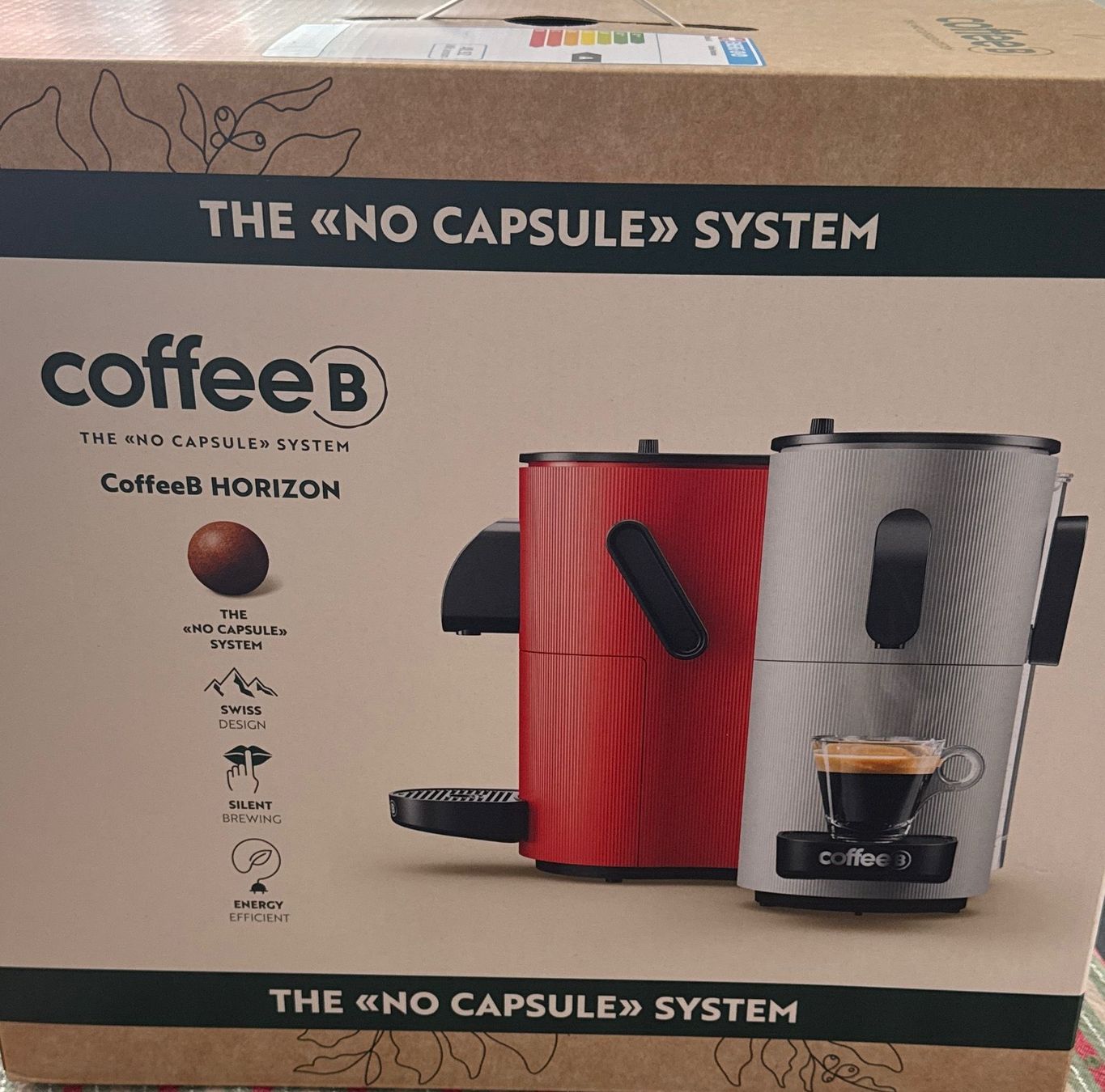 Coffee B Macchine per caffè & Macchine per espresso: CoffeeB Horizon Kaffeemaschine, neu grau – Nuovo e nell'imballaggio originale da Winterthur venduto da Yar_vjp8