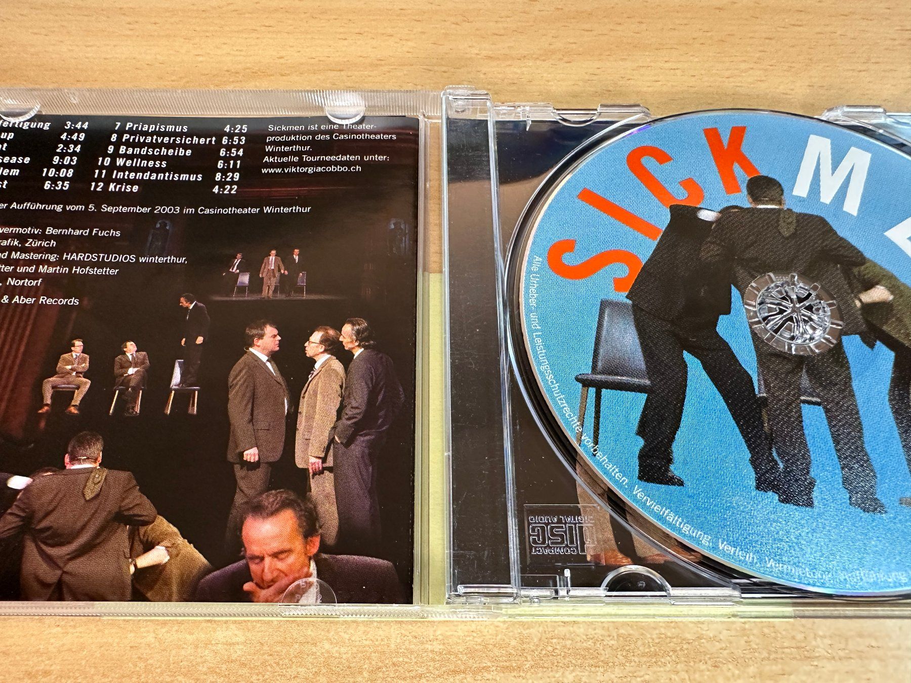 CDs: B2 Viktor Giacobbo, Mike Müller, Patrick Frey – Sickmen – Gebraucht aus Rikon im Tösstal von Alpenmutz 2