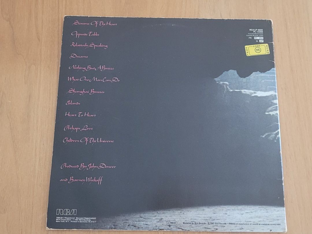 Vinyles: LP  John Denver – D'occasion à Martigny par MZ-67 1