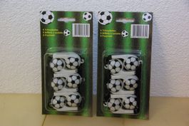 12x Fussball Trillerpfeifen - in OVP