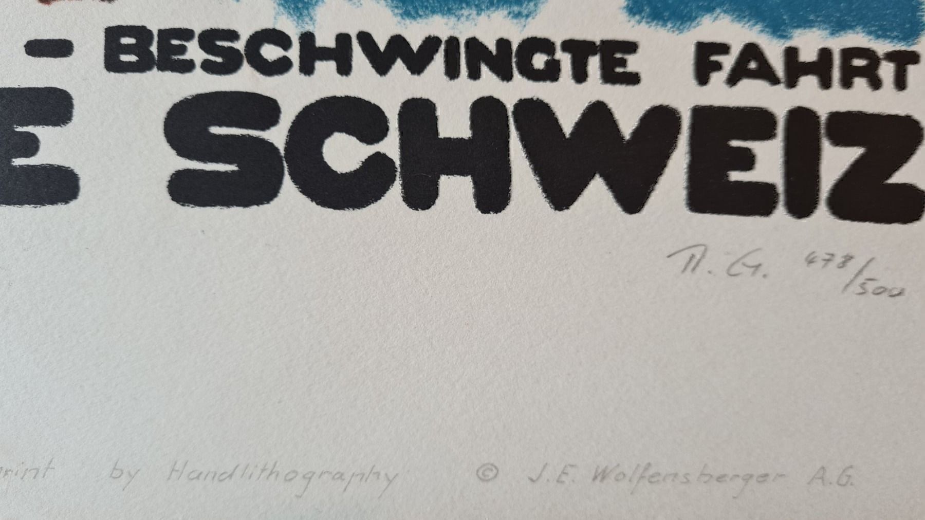 Grafica & Litografie: Augusto Giacometti Lithogr. 1930 Nachdr. – Usato da Emmenbrücke venduto da Kunstankaufverkauf9 4