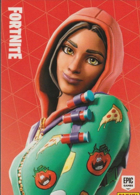 FORTNITE TRADING CARD serie 2 # 62 PJ PEPPERONI Rare outfit | Acheter ...