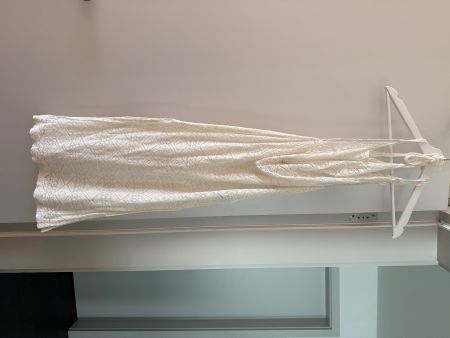 NELLY spitzen Maxikleid weiss creme XS Sommer Boho Rückenfre