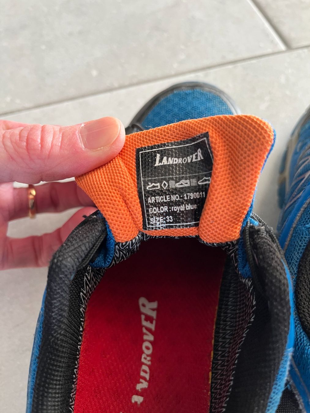 Landrover Scarpe per ragazzi: Landrover Tex Trekkingschuhe Wanderschuhe, Grösse 33 – Usato da Männedorf venduto da bluevis 2