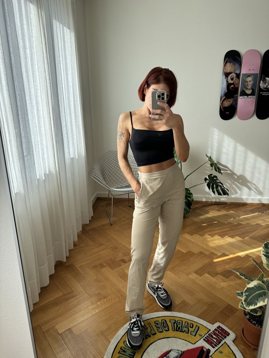 Prada Pantaloni: Pantalon prada vintage beige taille S – Usato da Vevey venduto da dariodantonio 3