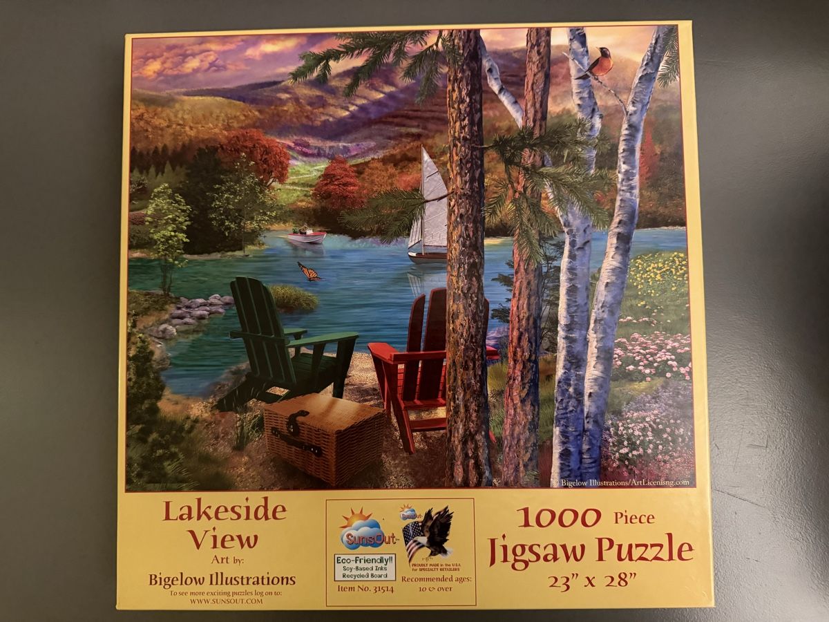 Puzzles: Cozy Lakeside View Jigsaw Puzzle, 1000 Pieces – Gebraucht aus Zürich von jus_sw7l