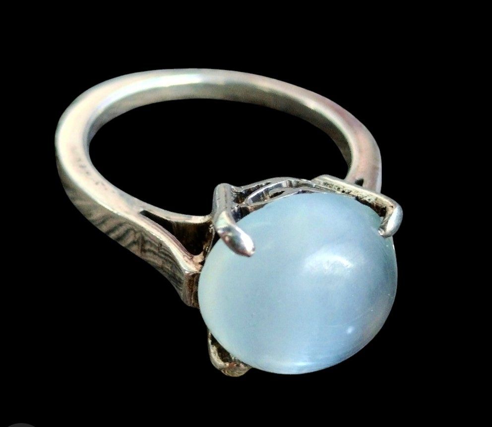 Anelli: ✨Antiker Cateye Mondstein Silber Ring – Usato da schwyz venduto da larry91sz 2