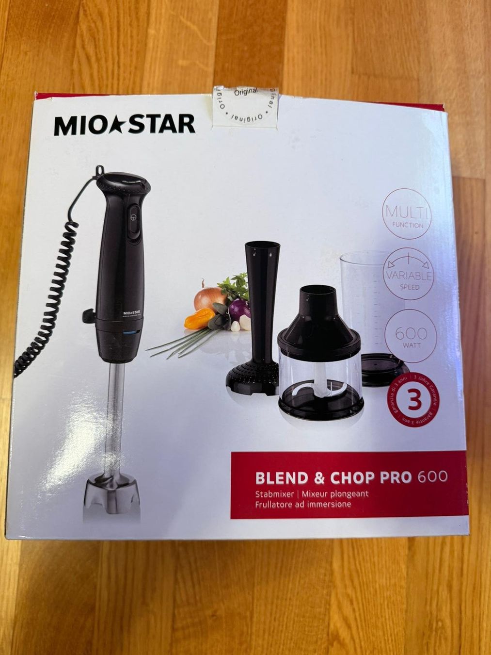 Mio Star Elettrodomestici da cucina: Mio-Star Stabmixer BLEND & CHOP PRO 600 – Usato da Schaffhausen venduto da Oesi_Privat_Account