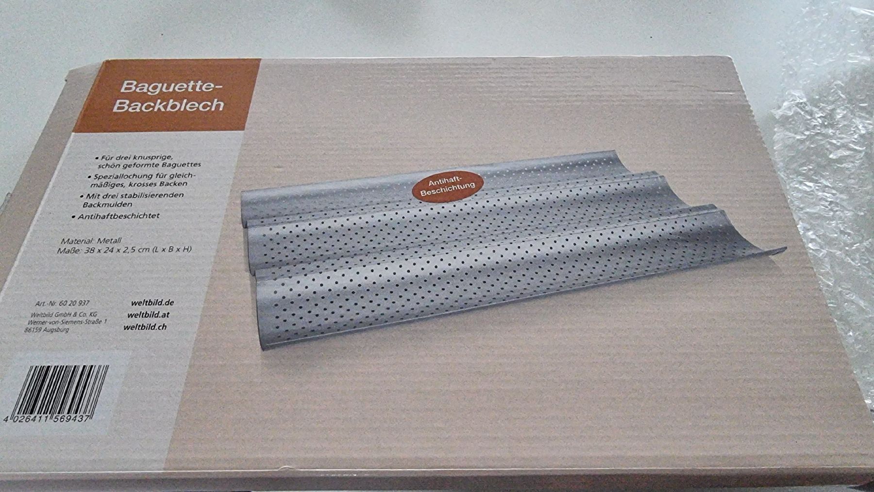 Teglie da forno: Baguette Backblech  – Nuovo (secondo la descrizione) da Arbon venduto da sanna83 2