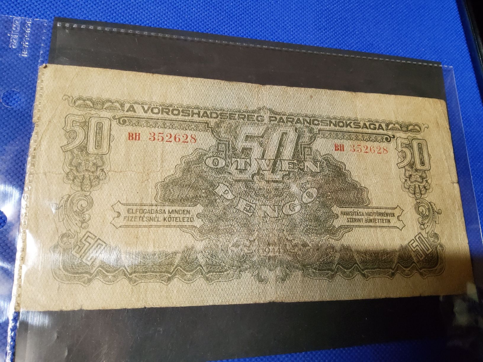 Banconote: Banknote Ungary 1944 – Usato da Herisau venduto da Nluanalucas