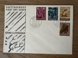 Liechtenstein - 1959 FDC selten hoher KW Znr. 345-347 + Nr.
