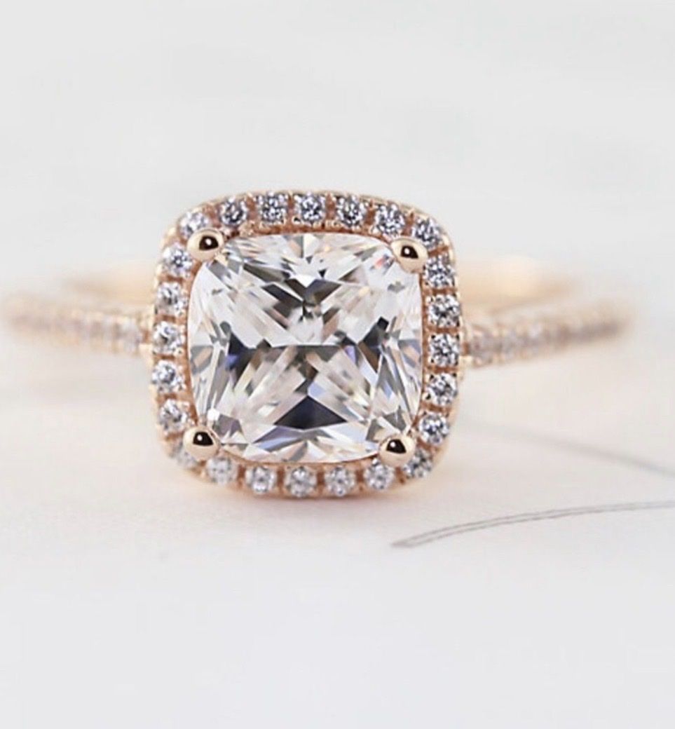 Ringe: Halo Ring Rosegold, 52 – Neu (gemäss Beschreibung) aus Frauenfeld von womensworld 2