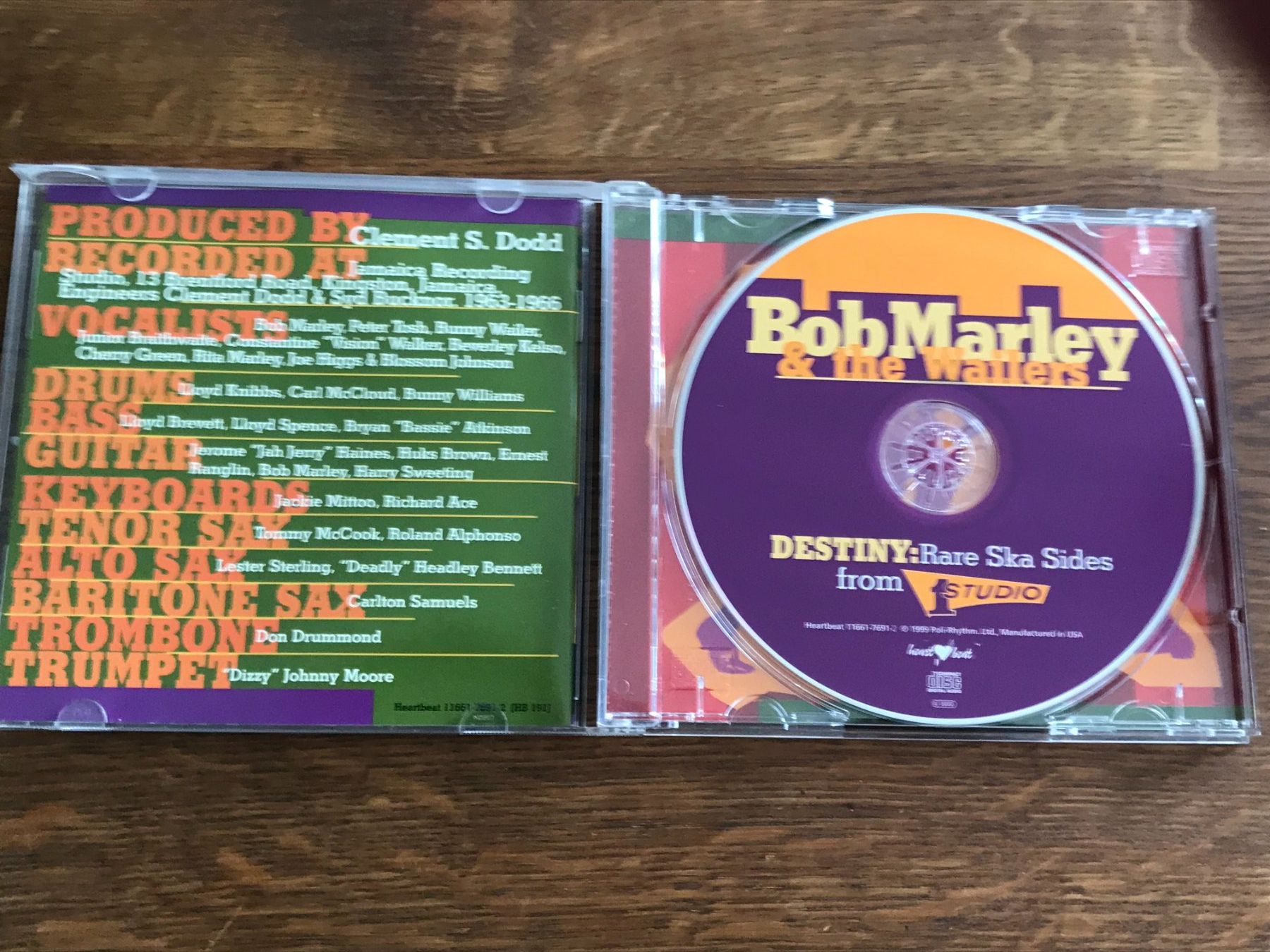CD: BOB MARLEY - Destiny: Rare Ska Sides from Studio One – Usato da Buchs AG venduto da Archie 1