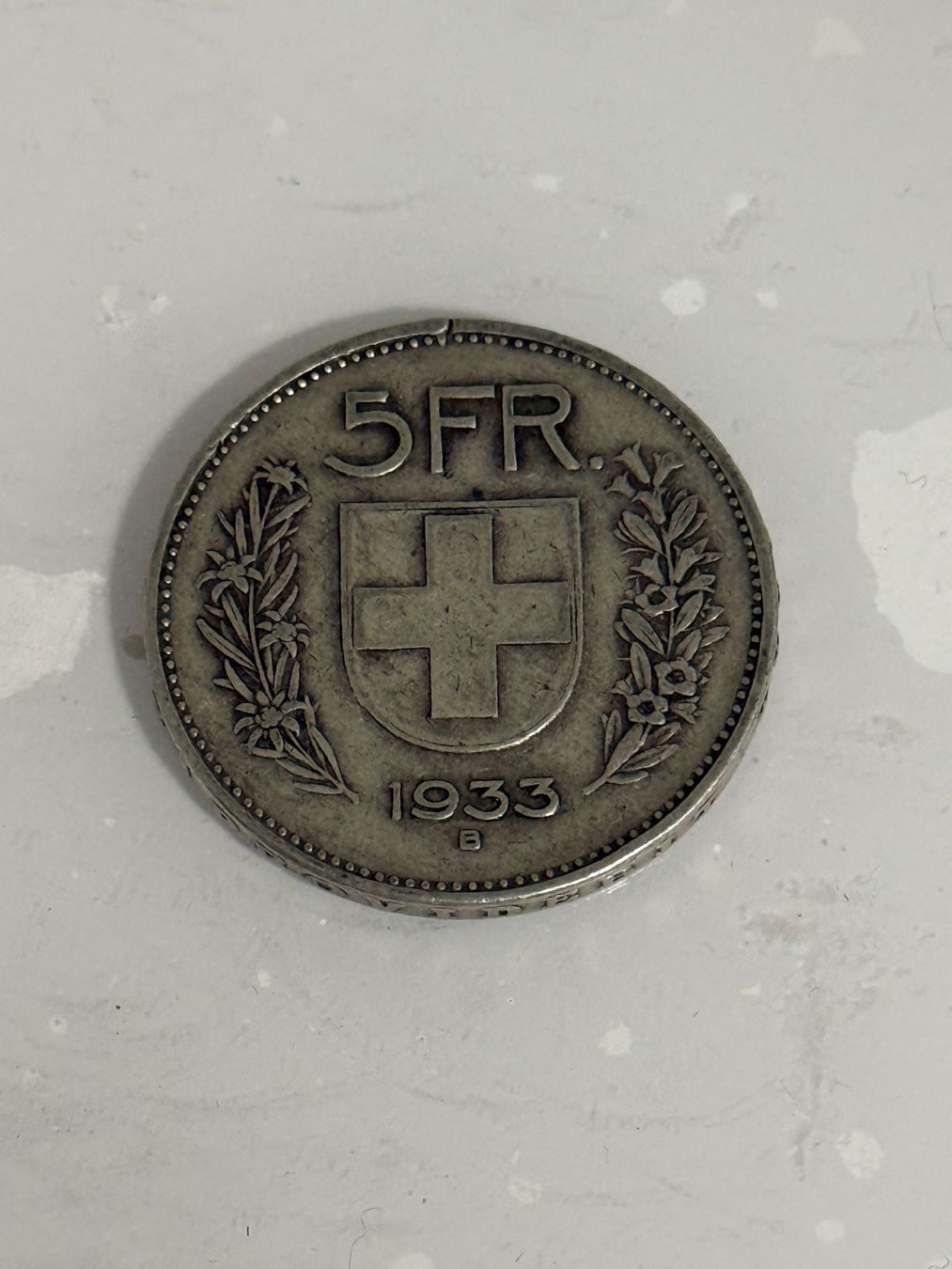 Tutti le monete: 5 Franken 1933  Silber – Usato da Wallisellen venduto da SWISS_SILVER1 1