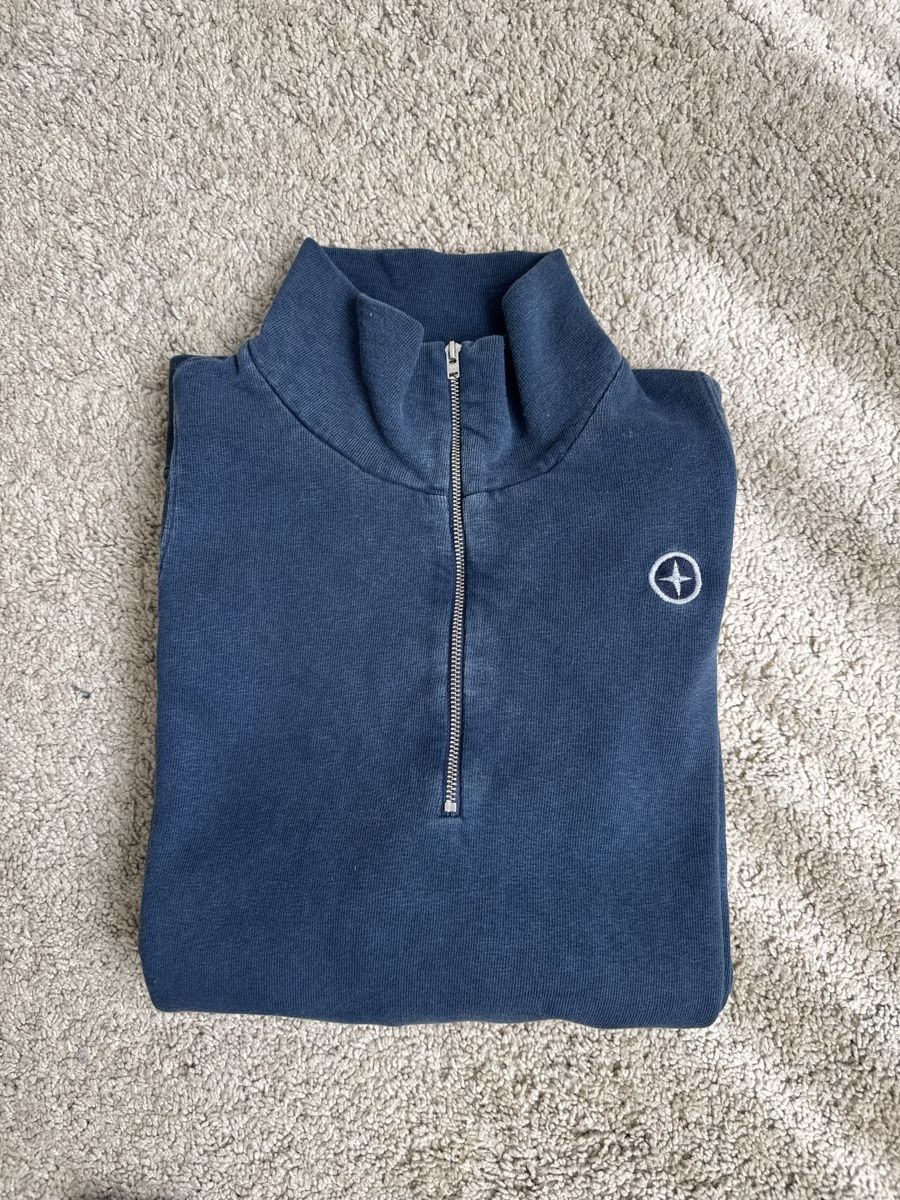Stone Island Maglioni & Felpe: Vintage Stone Island Pullover Blau Gr. M  – Usato da Basel venduto da Oloir 2