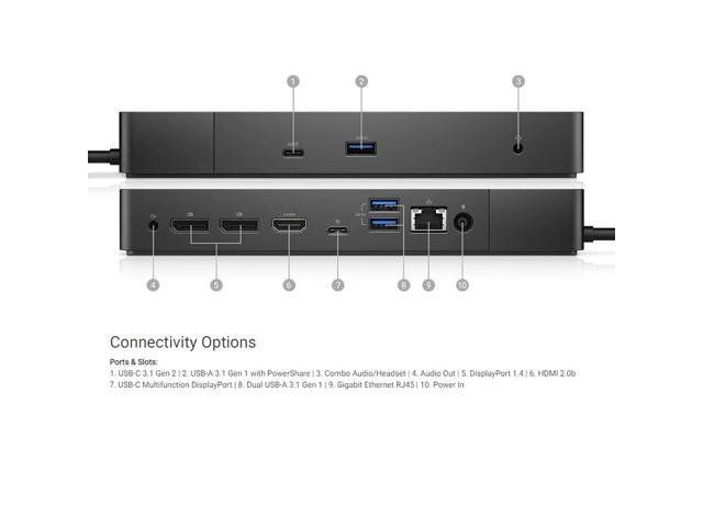 Dell Docking station: Dell WD19 USB-C Dock – Usato da Unterterzen venduto da nbx 1