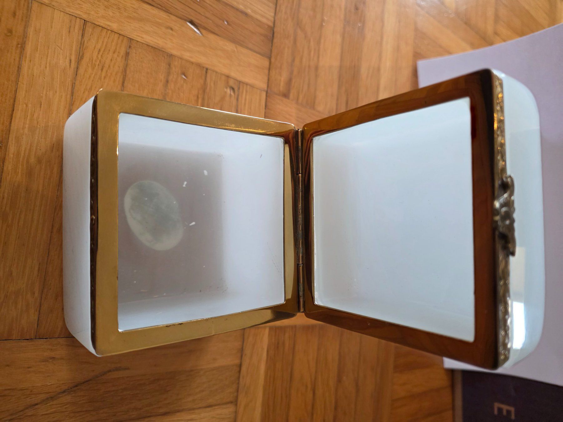 Zuccheriere: Zuckerdose aus Alabaster Dose Antik – Usato da Dorf venduto da Echo_Elements 6