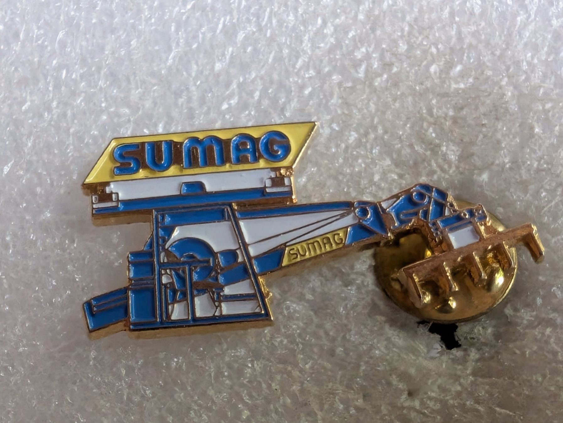 Placchette & Badge: Ansteckpin 222: Sumag – Usato da Oppligen venduto da Pin-Fall-Shop