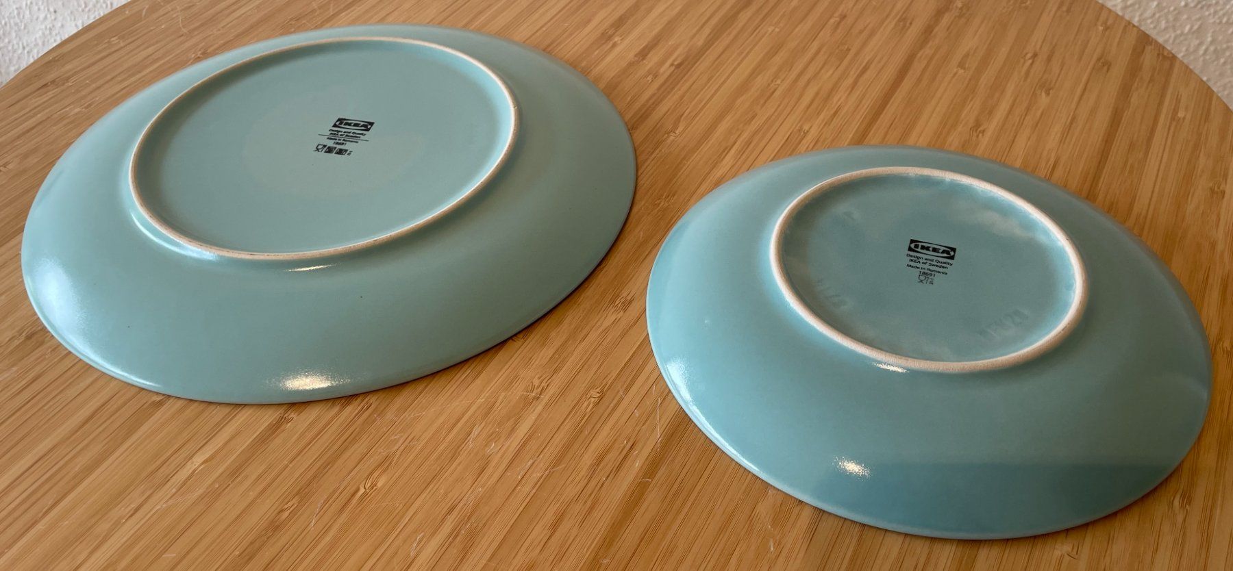 Ikea Set di piatti: IKEA Tableware Set 63 Pieces, Aqua/Turquoise: Plates + Bowls – Usato da Basel venduto da JohnnyCrash 3