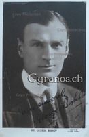 George Bishop (1884-1978) Schauspieler - Autogramm