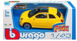 Bburago Fiat 500 1/43, street fire (neu, OVP)